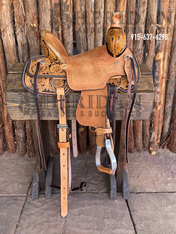 12" Sheridan Youth Ranch Saddle Sunflower/SUC