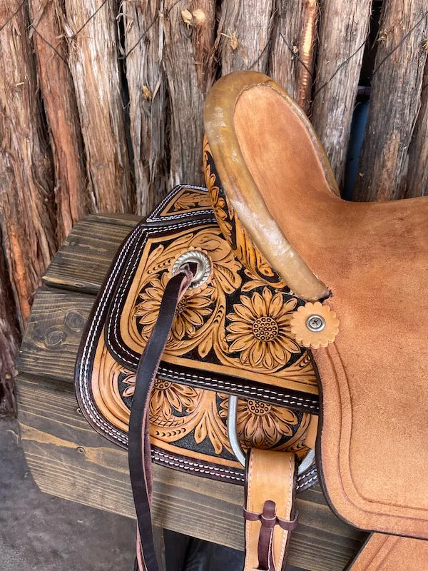 12" Sheridan Youth Ranch Saddle Sunflower/SUC