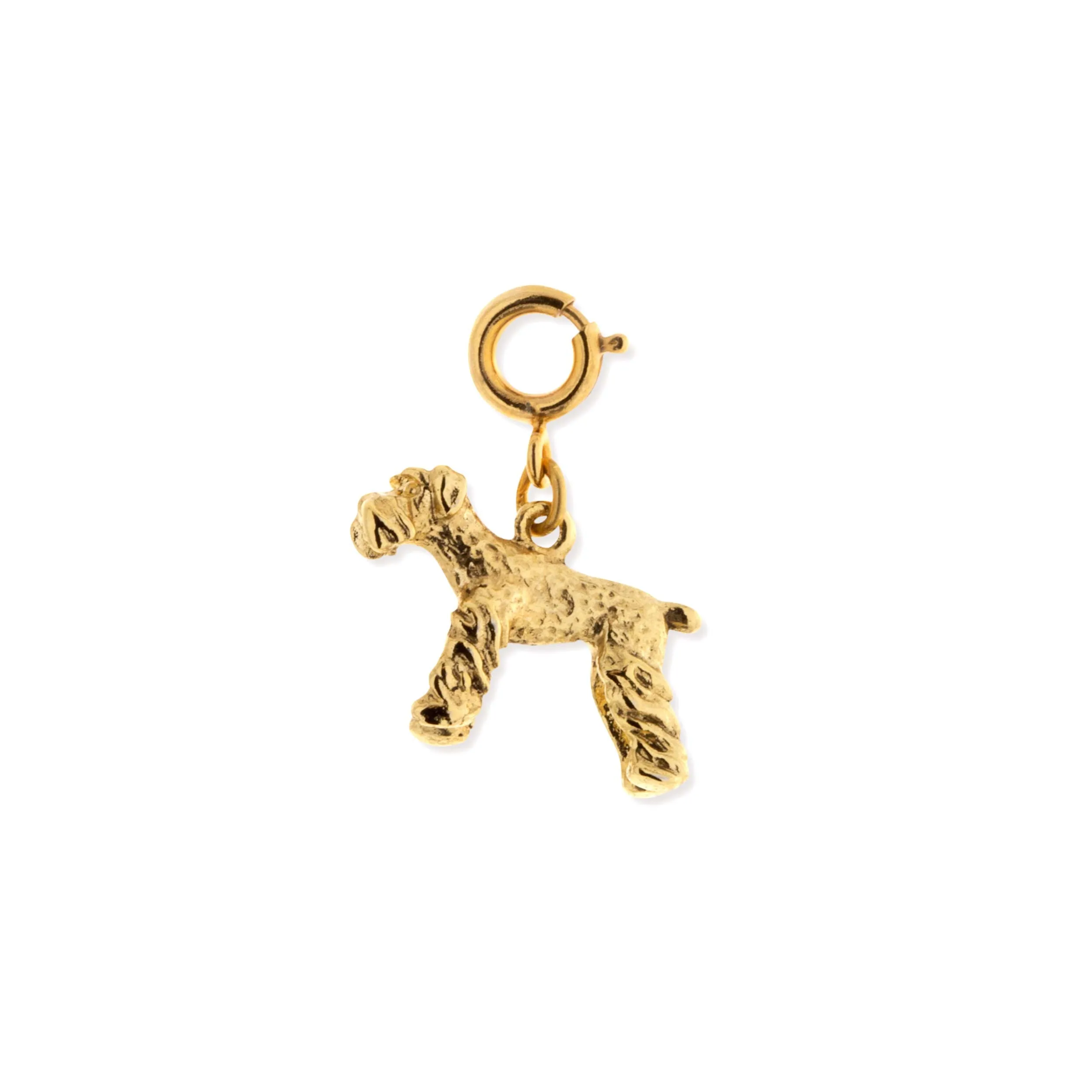 1928 Jewelry&reg; 14K Gold Dipped Schnauzer Dog Charm