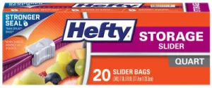 20CT QT Slider Stor Bag