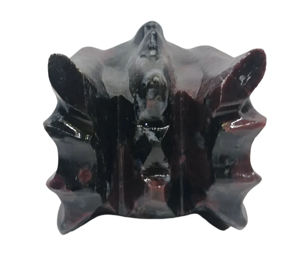 580g Firework Garnet Crystal Dragon Head