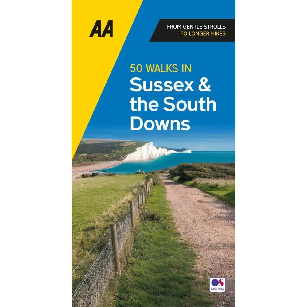 AA 50 Walks In Sussex 9780749583293