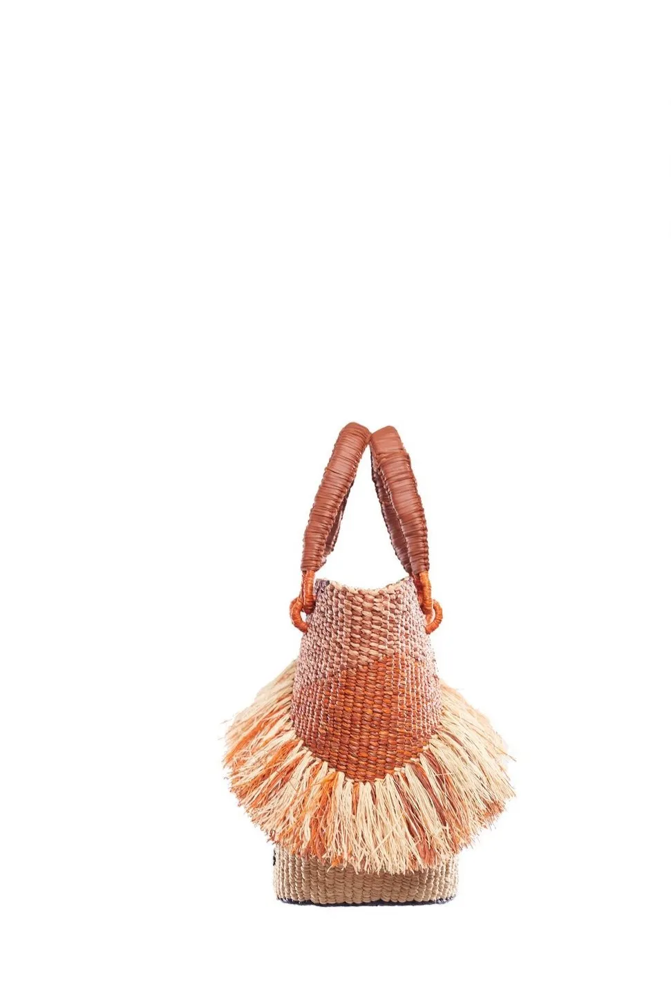 AAKS Tia Ruffle bag with fringe detailing