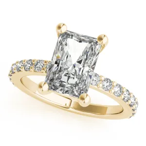 Allegra Radiant Cut Diamond Engagement Ring Setting