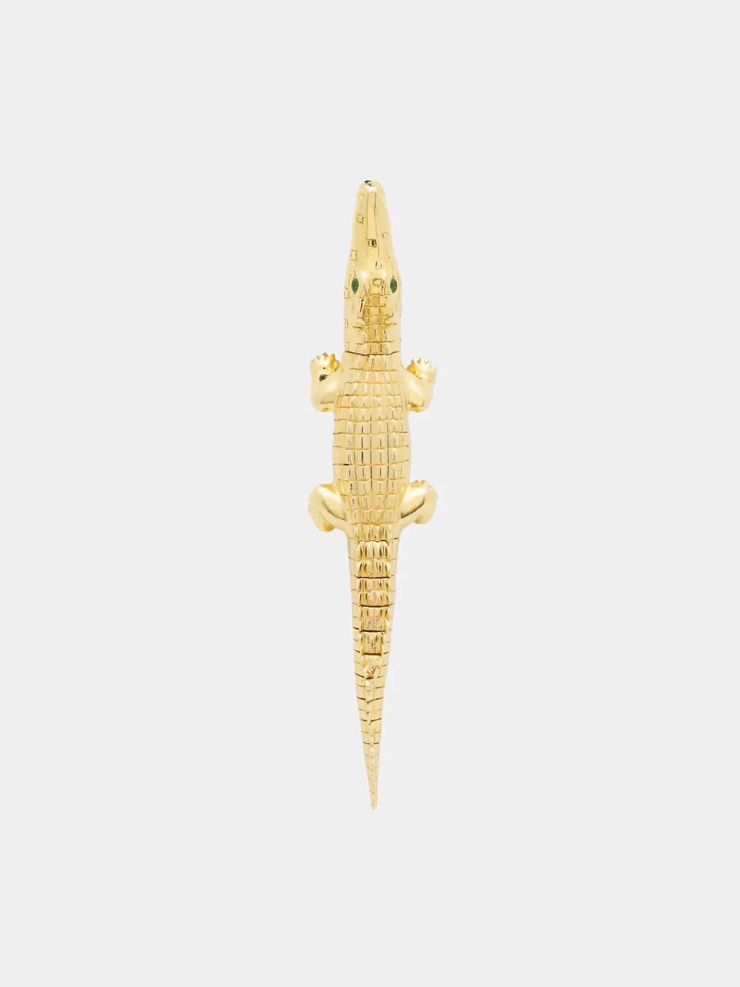 Alligator Yellow Gold Bite Ear