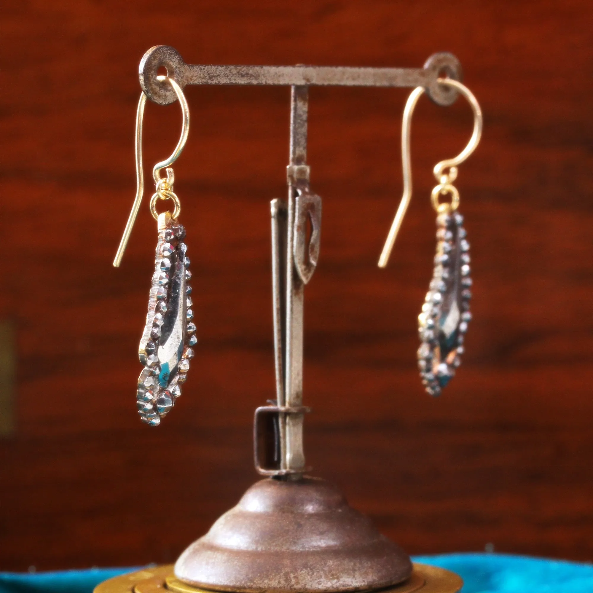 Antique Georgian Cut Steel Earrings