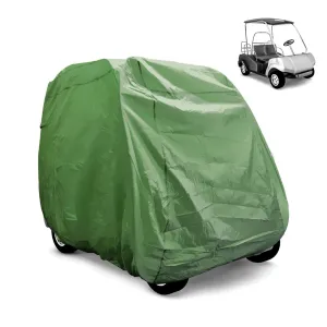 Armor Shield Golf Cart Zipper Protective Storage Cover, Fits 2 Passenger Car, Indoor/Outdoor, (Olive Color)