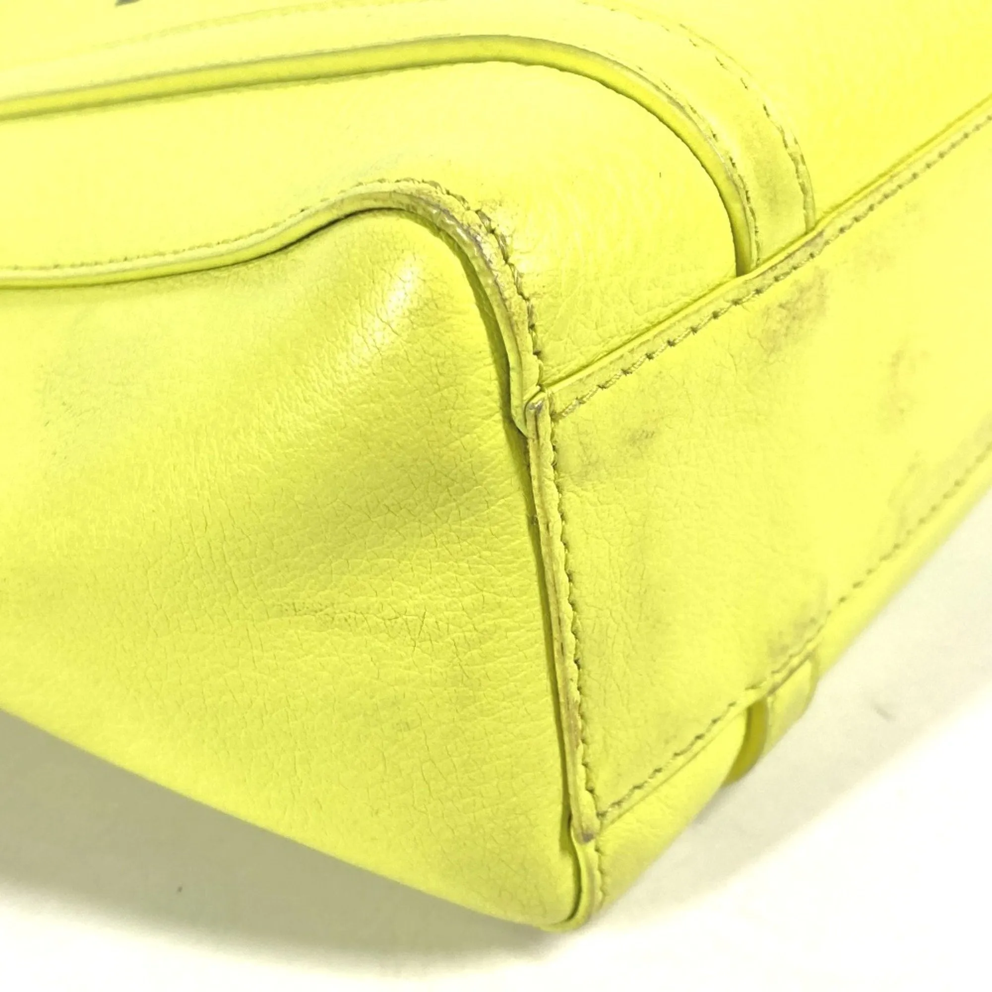 Balenciaga Everyday Yellow Leather Bag