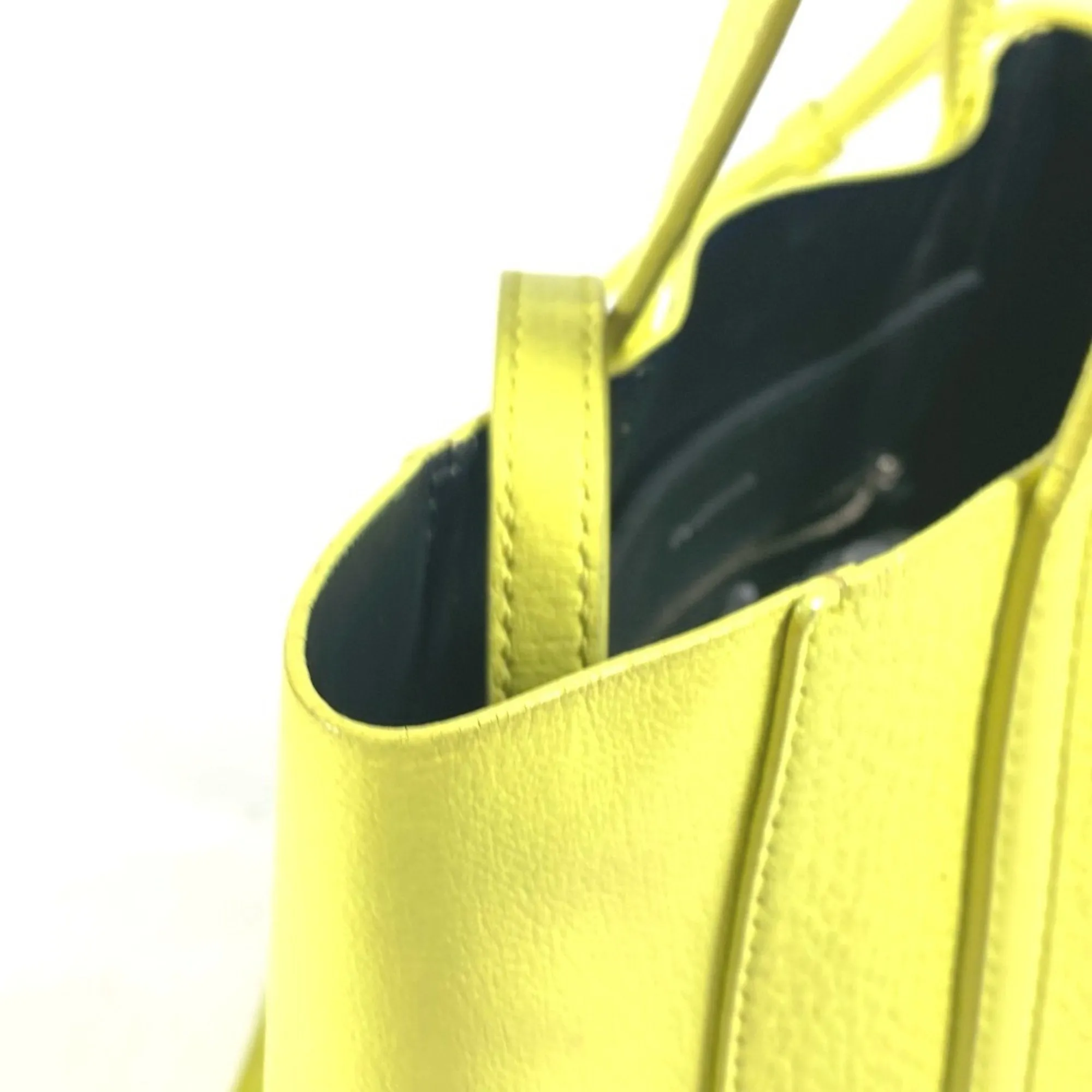 Balenciaga Everyday Yellow Leather Bag