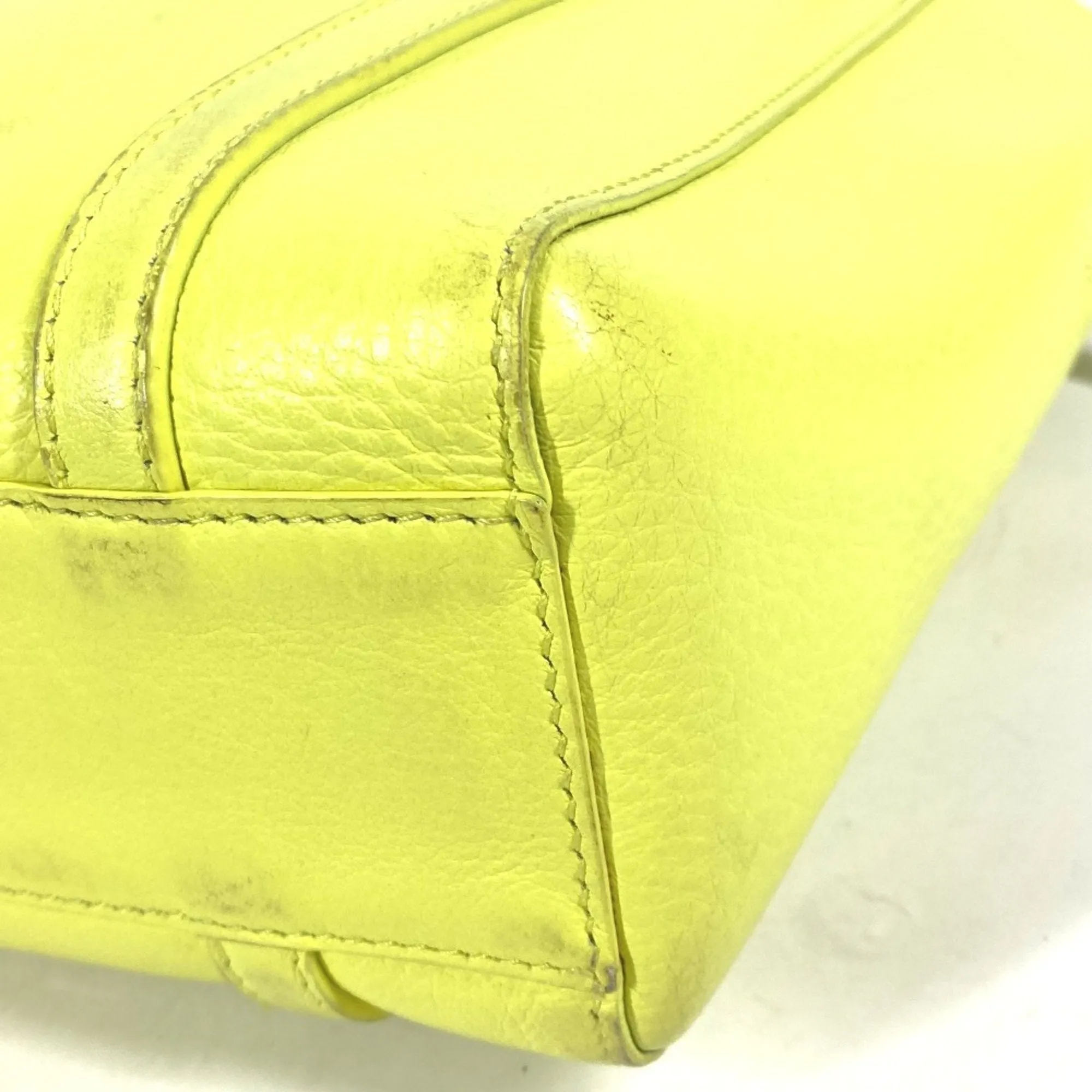 Balenciaga Everyday Yellow Leather Bag