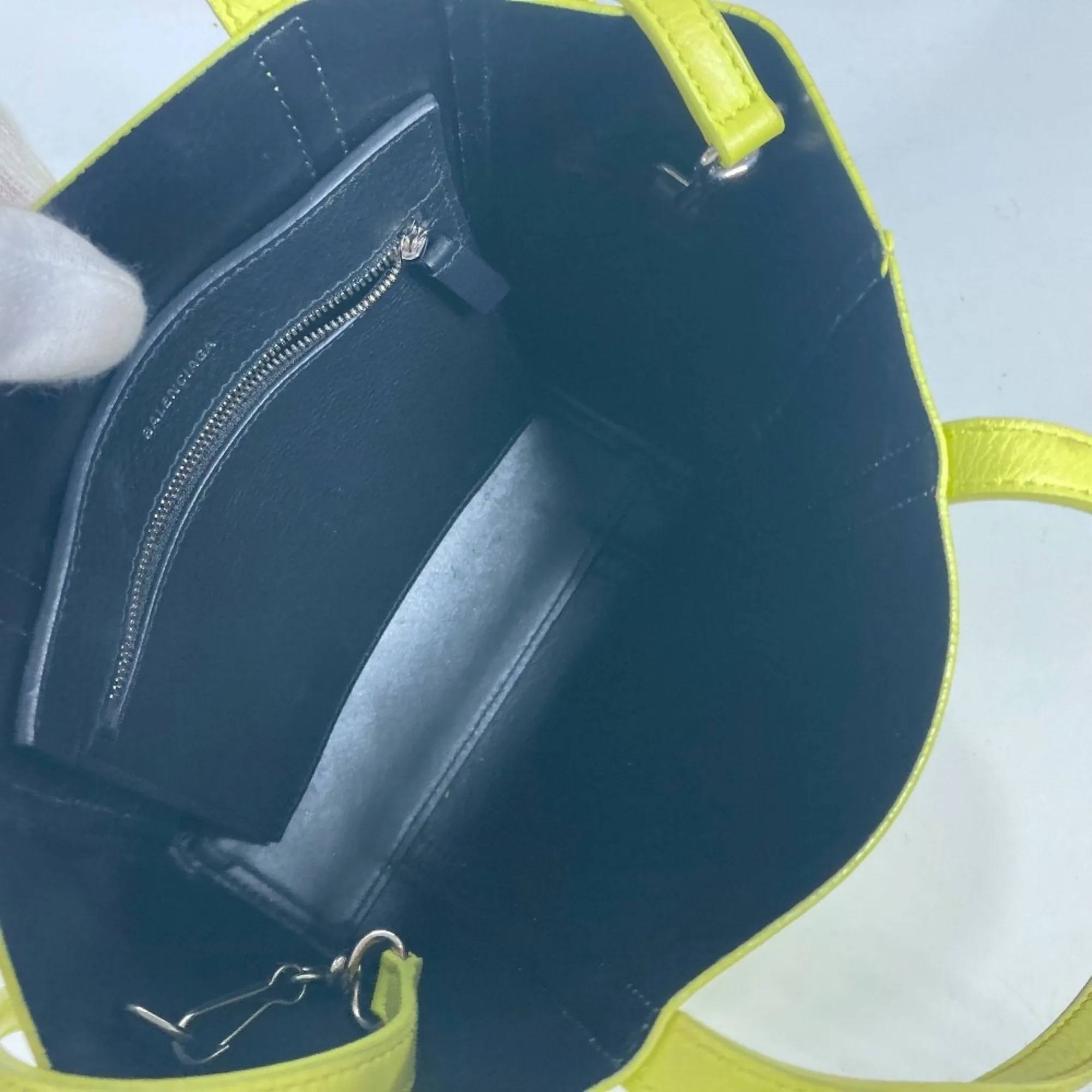 Balenciaga Everyday Yellow Leather Bag