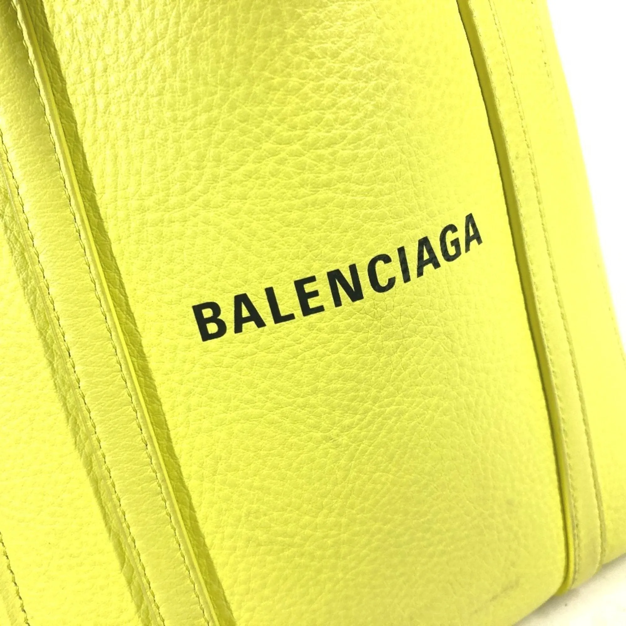 Balenciaga Everyday Yellow Leather Bag