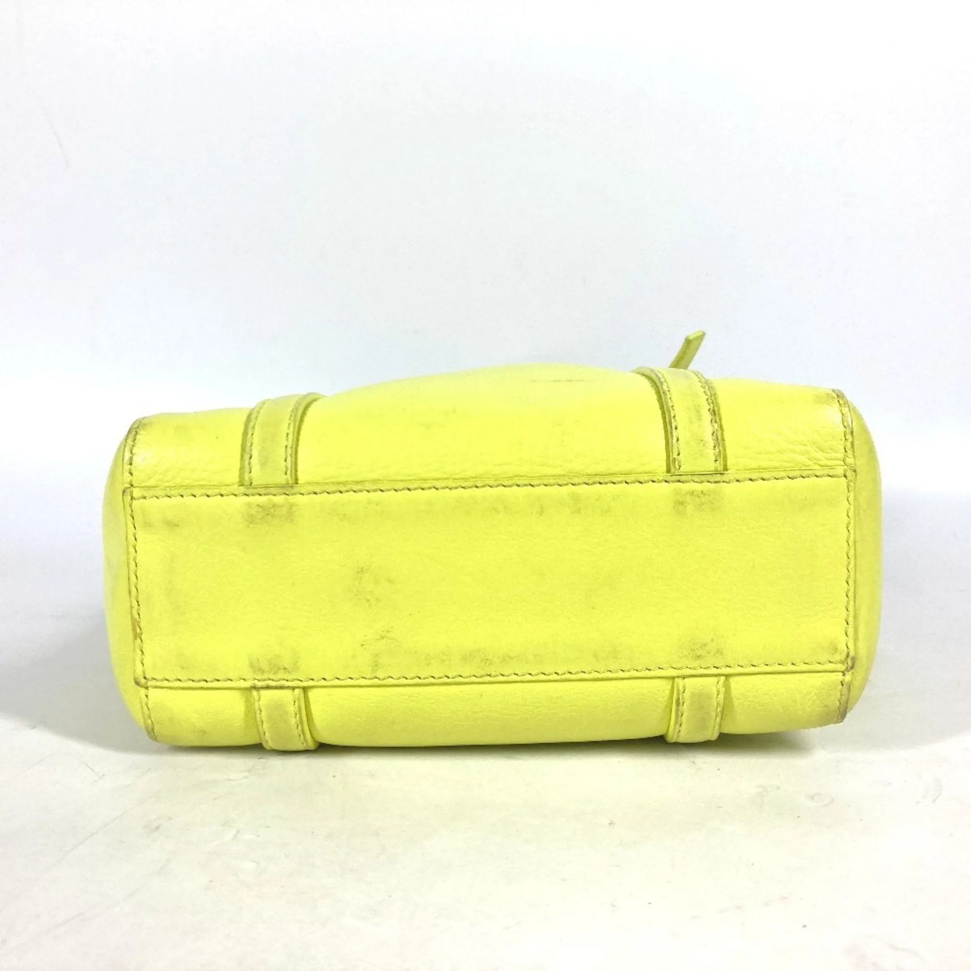 Balenciaga Everyday Yellow Leather Bag