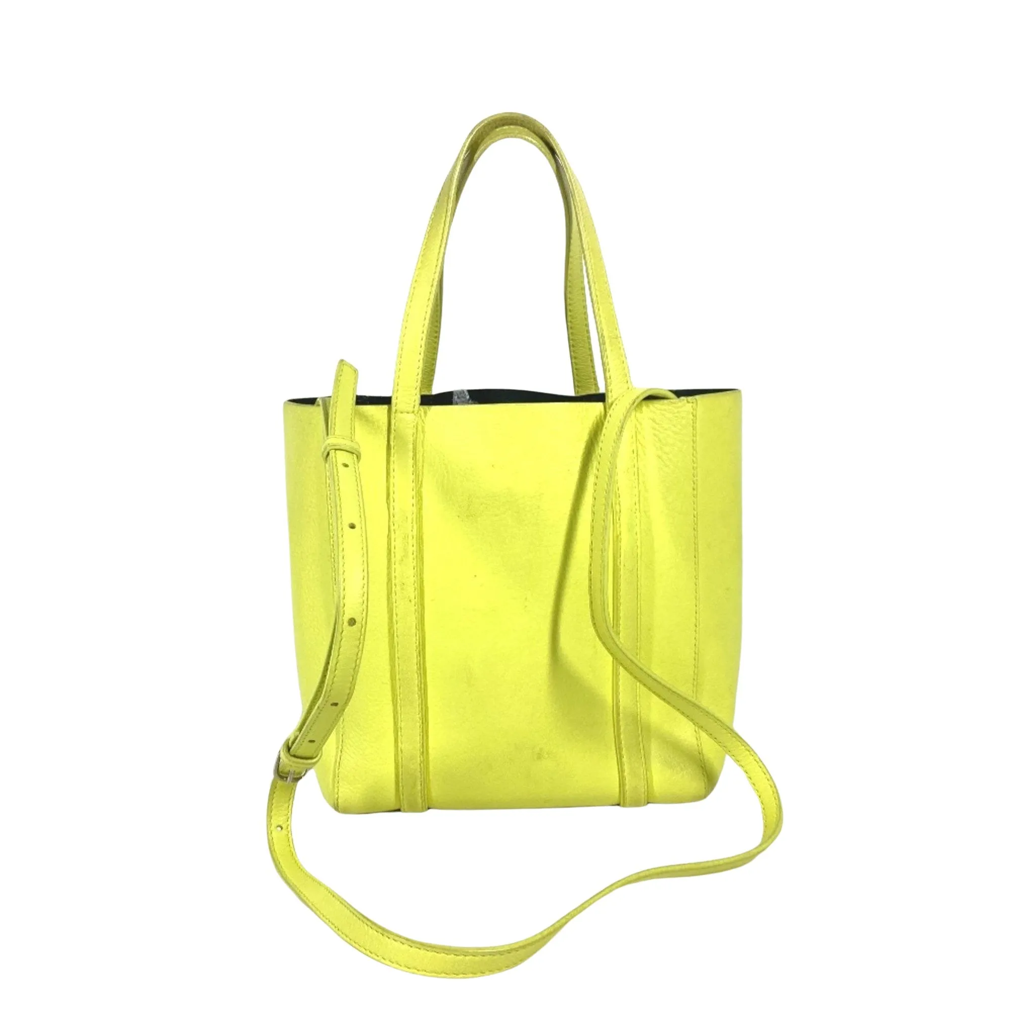 Balenciaga Everyday Yellow Leather Bag