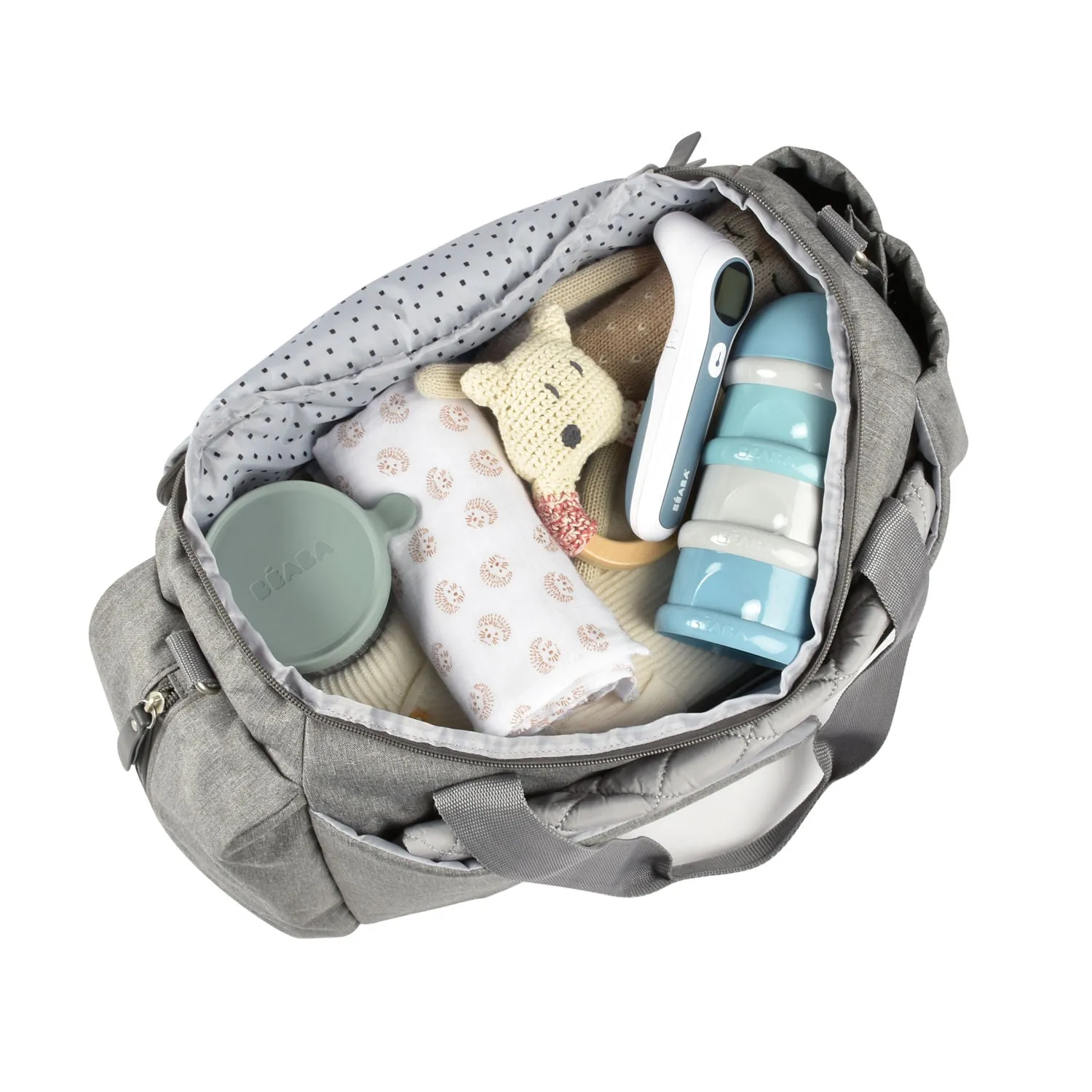 Beaba Sydney II Nappy Bag - Heather Grey