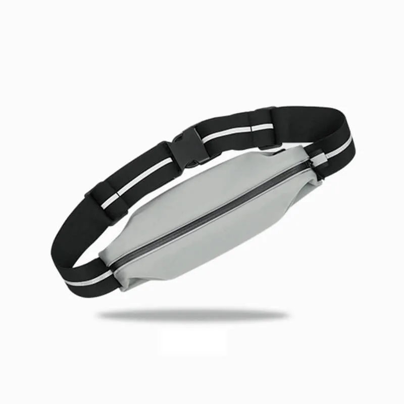 Black Reflective Running Belt Waist Packs