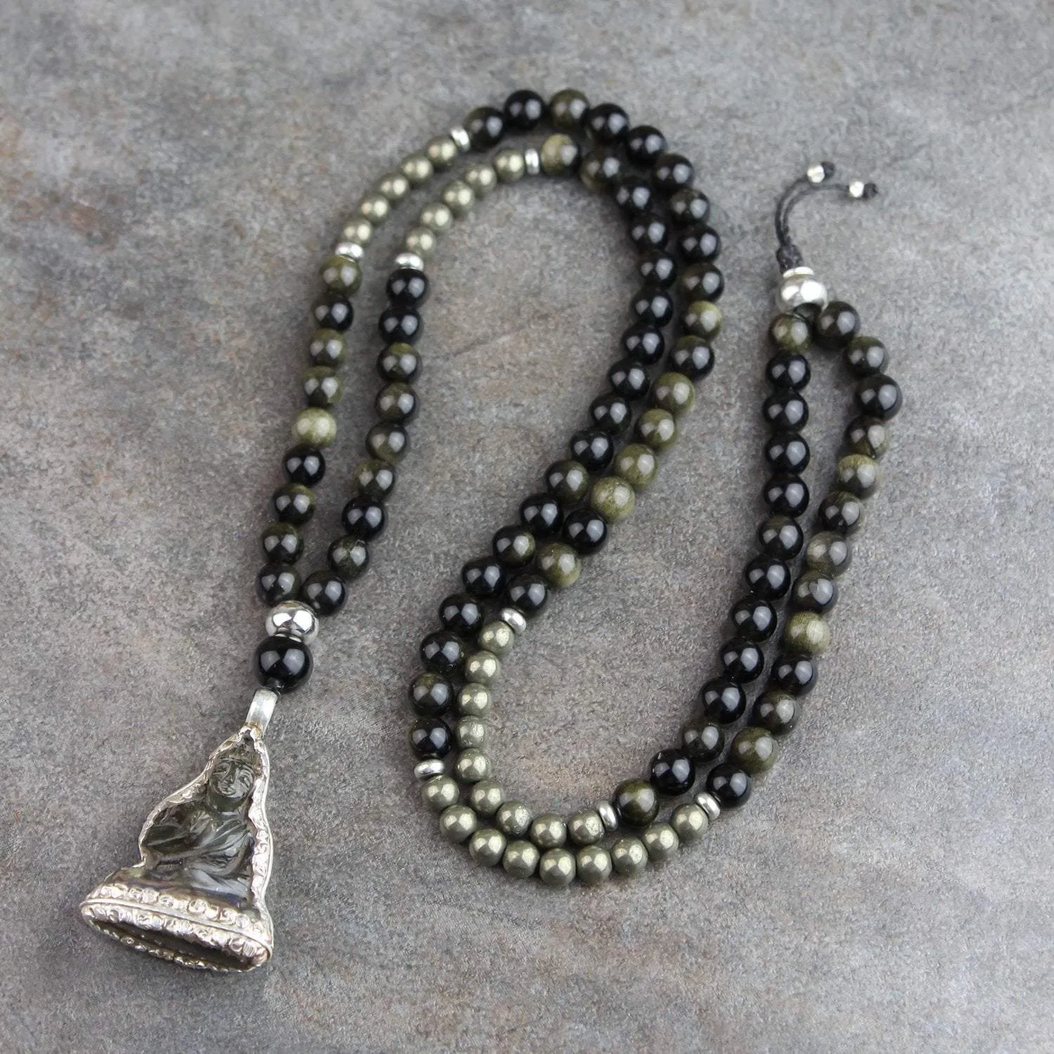 Bold Stone of Action Mala