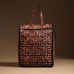 Brown - Handcrafted Cotton Shopping Bag 07