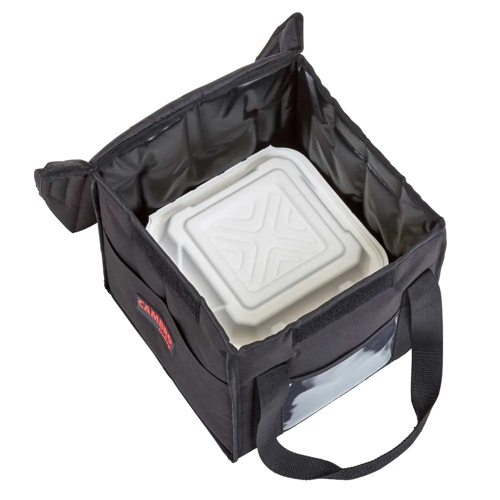 Cambro GBD101011110 GoBag Delivery Bag, Small, Black, 10" x 10"