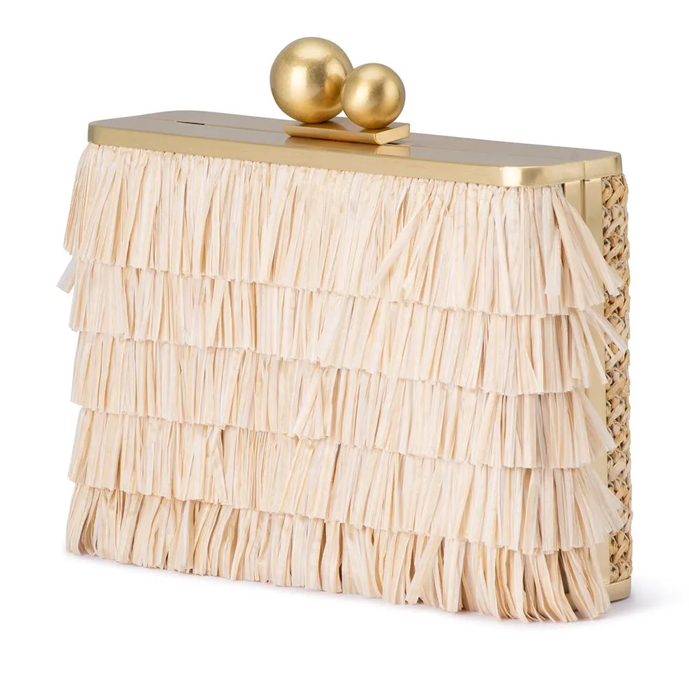 CARLITA Fringe Clutch