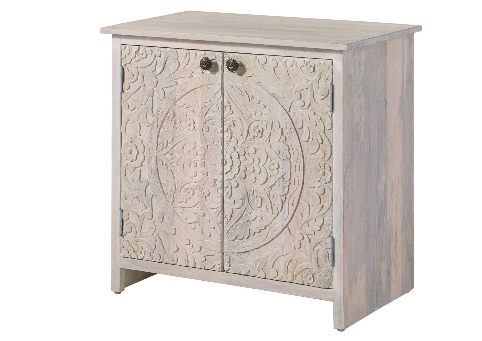 Carved Dresser Mango 80x48x78 white