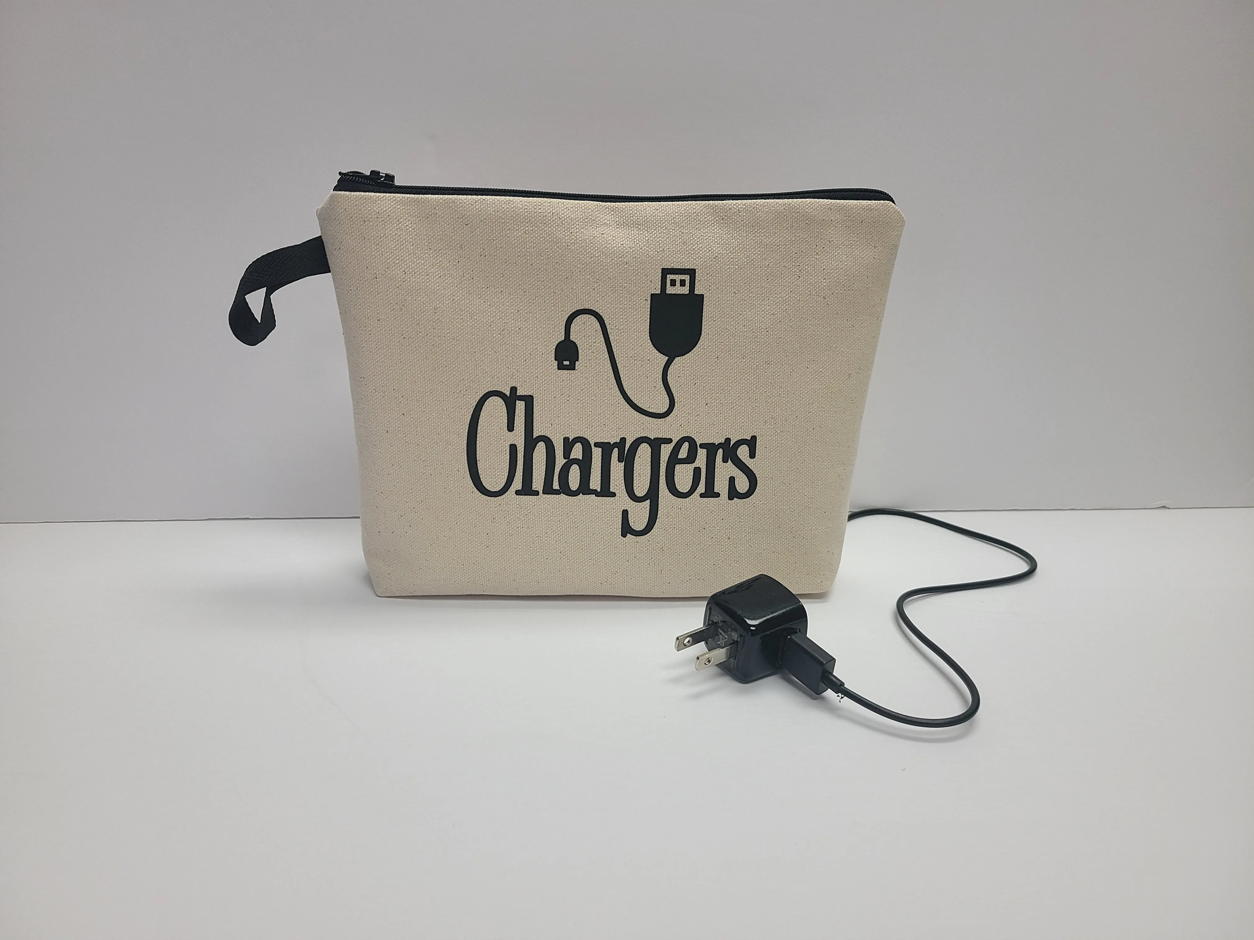 Chargers small Travel Bag