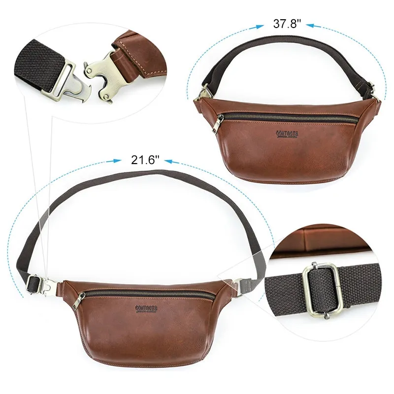 Chic Elegance Leather Fanny Pack