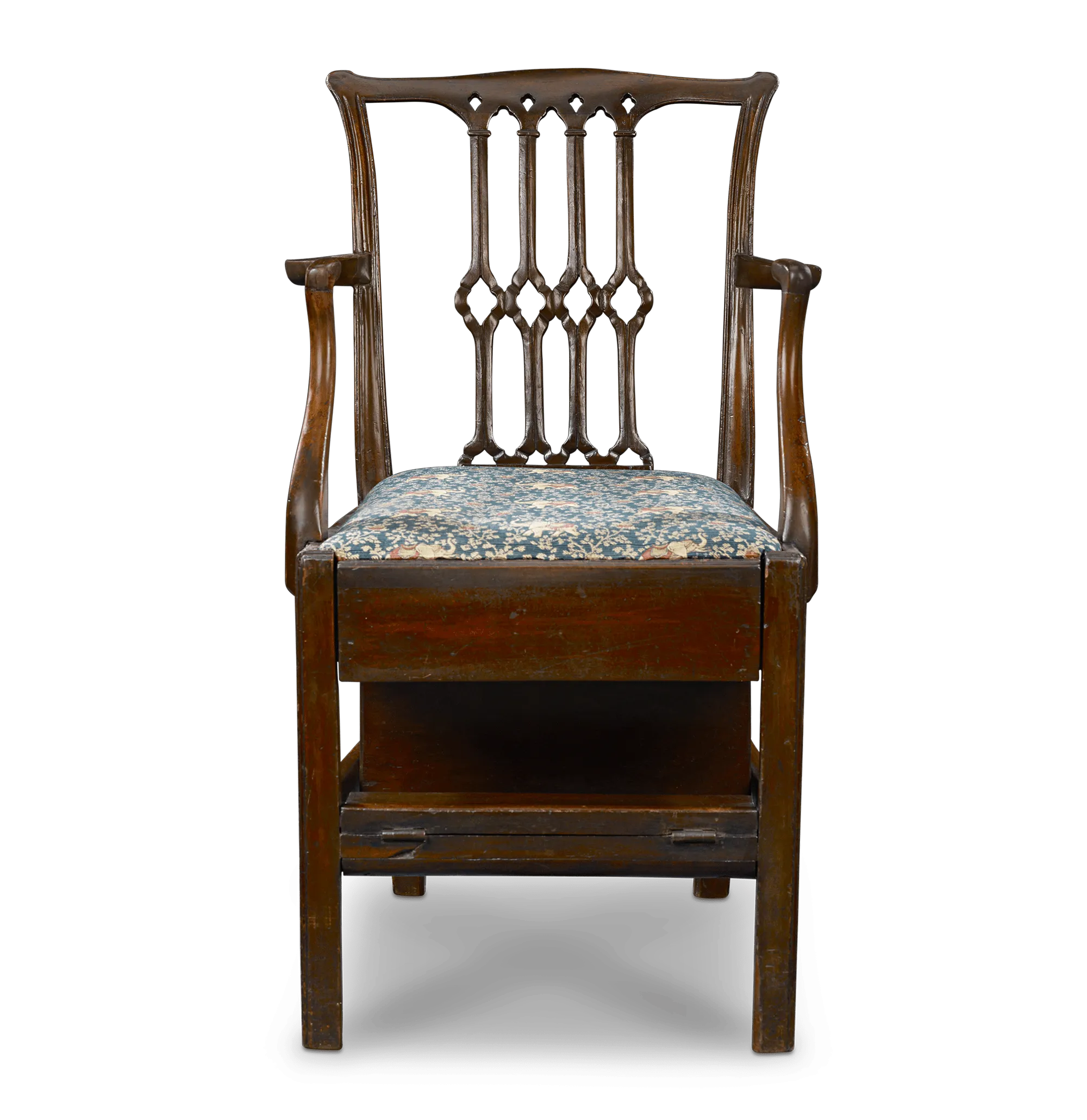 Chippendale-Style Metamorphic Library Chair