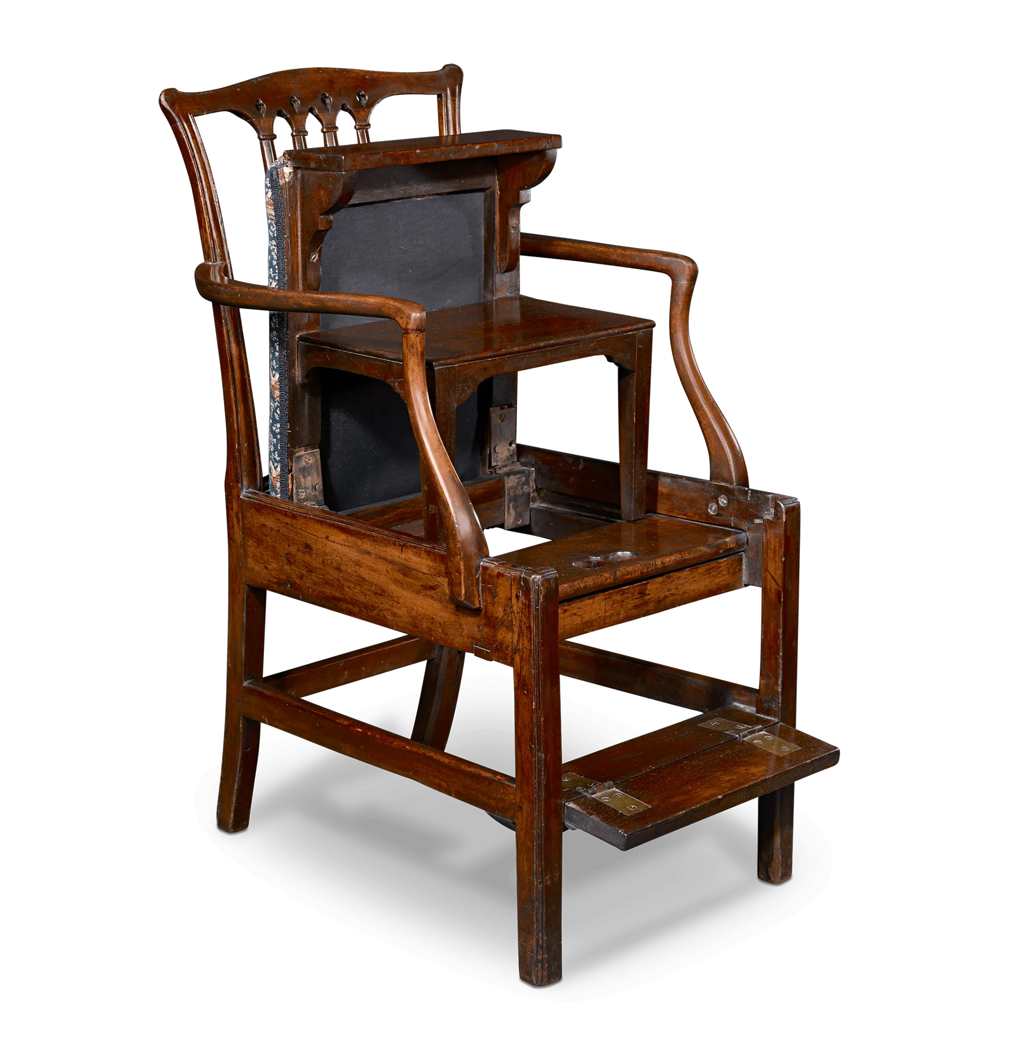 Chippendale-Style Metamorphic Library Chair