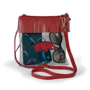 Clear Bag | Arkansas Clear crossbody with fringe