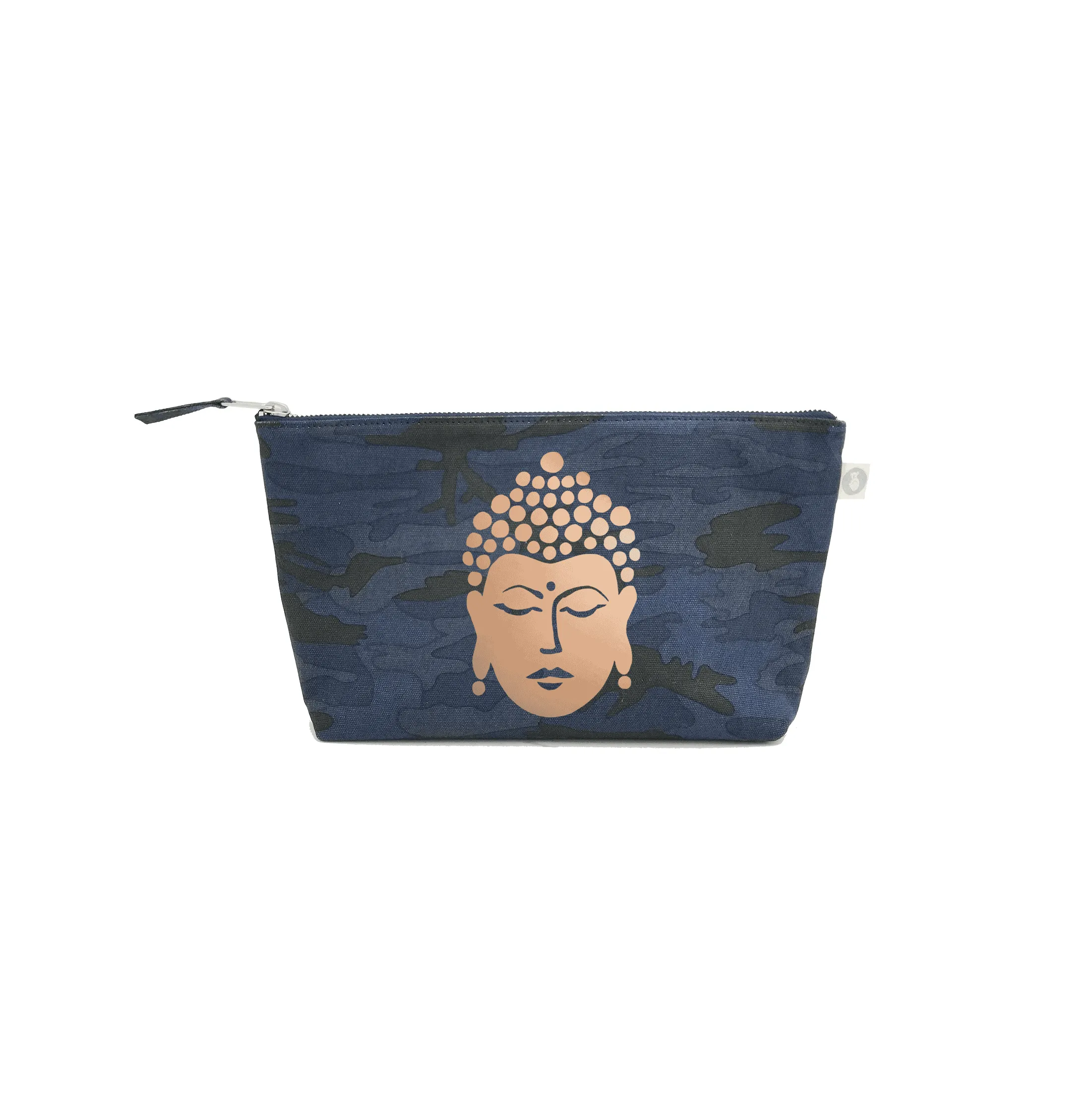 Clutch Bag: Dark Blue Camouflage