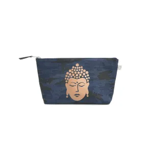 Clutch Bag: Dark Blue Camouflage