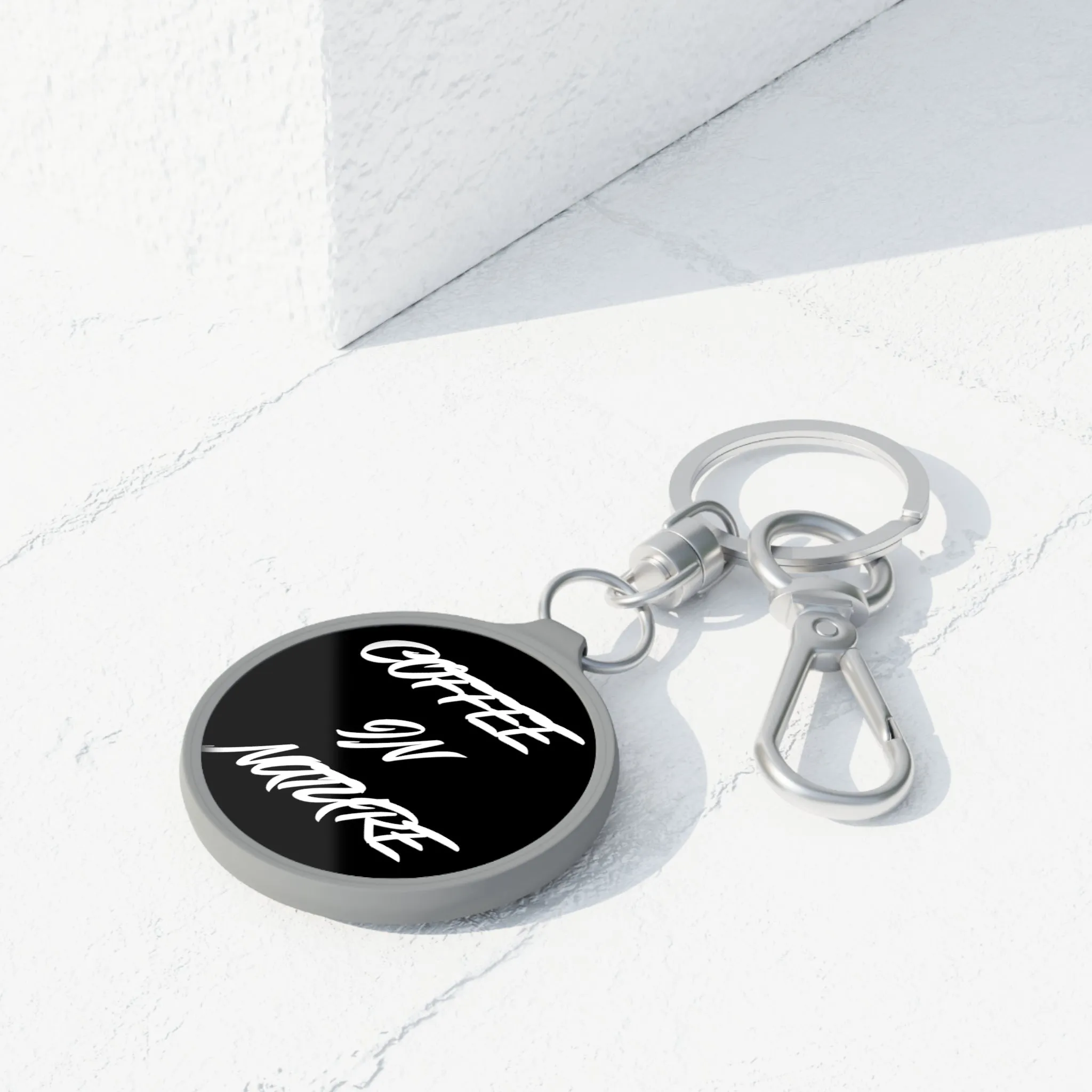 Coffee In Nature Keyring Tag