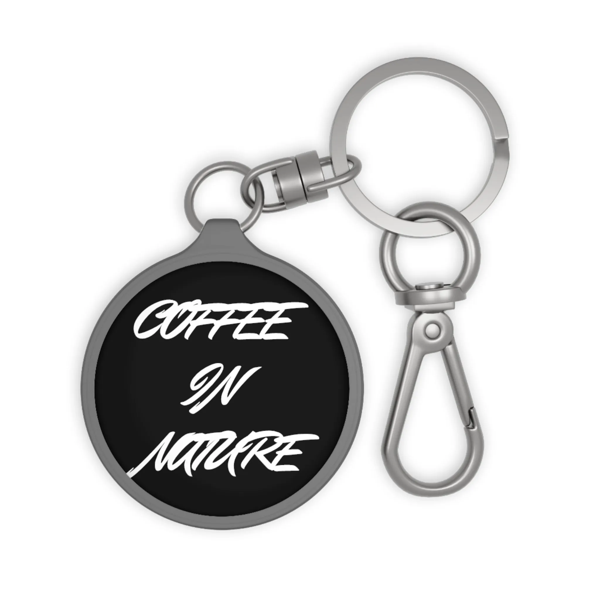 Coffee In Nature Keyring Tag