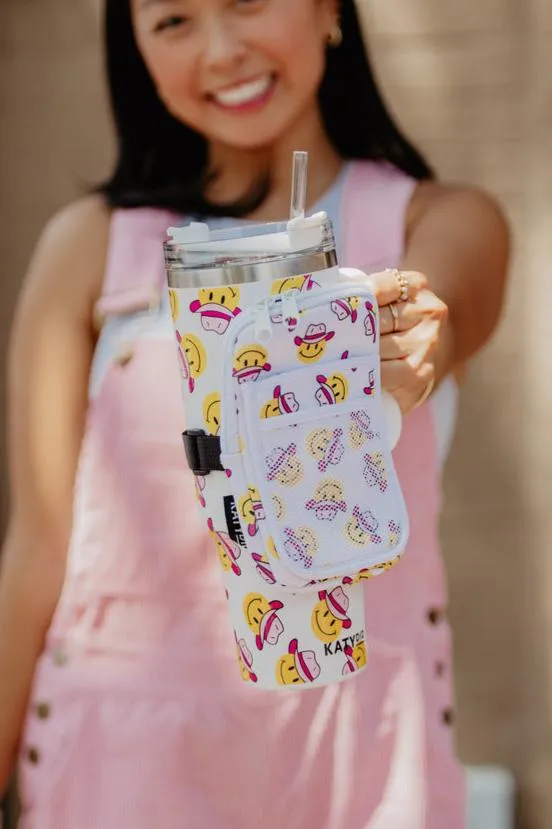 Cowboy Happy Face Tumbler Fanny Pack