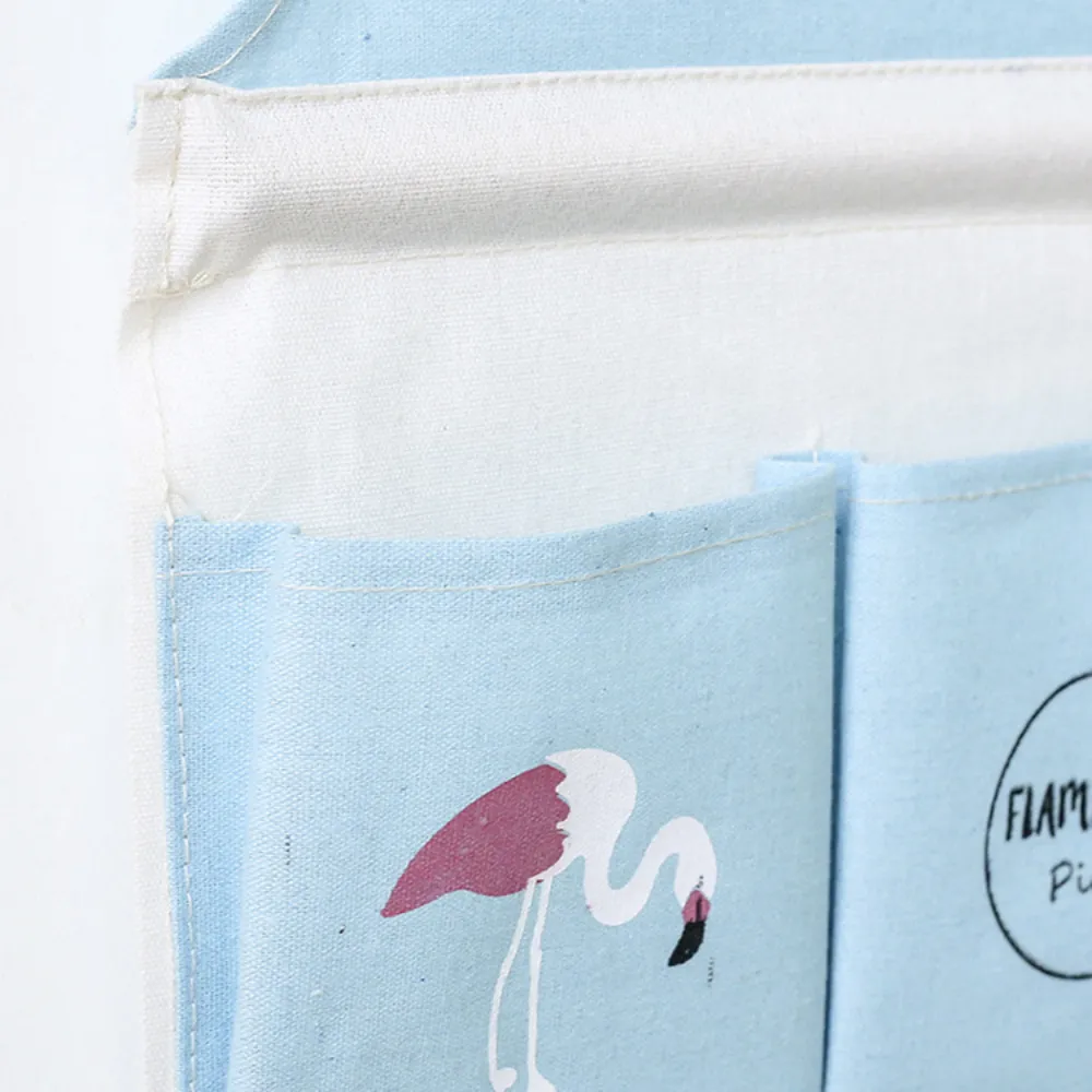 Creative Flamingo Household Wall-Mounted Storage Bag