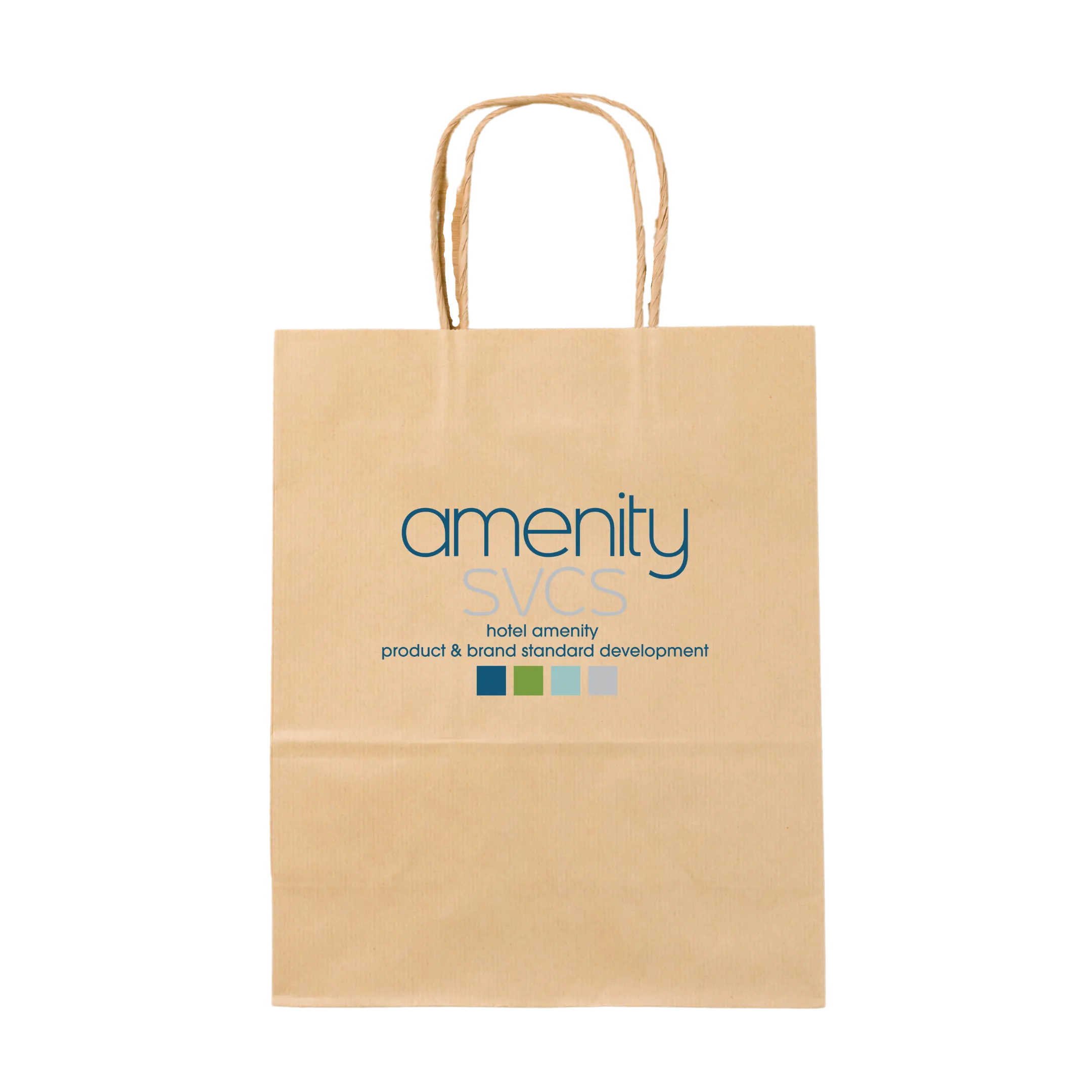 Custom Branded Recycled Paper Pet Welcome Bag