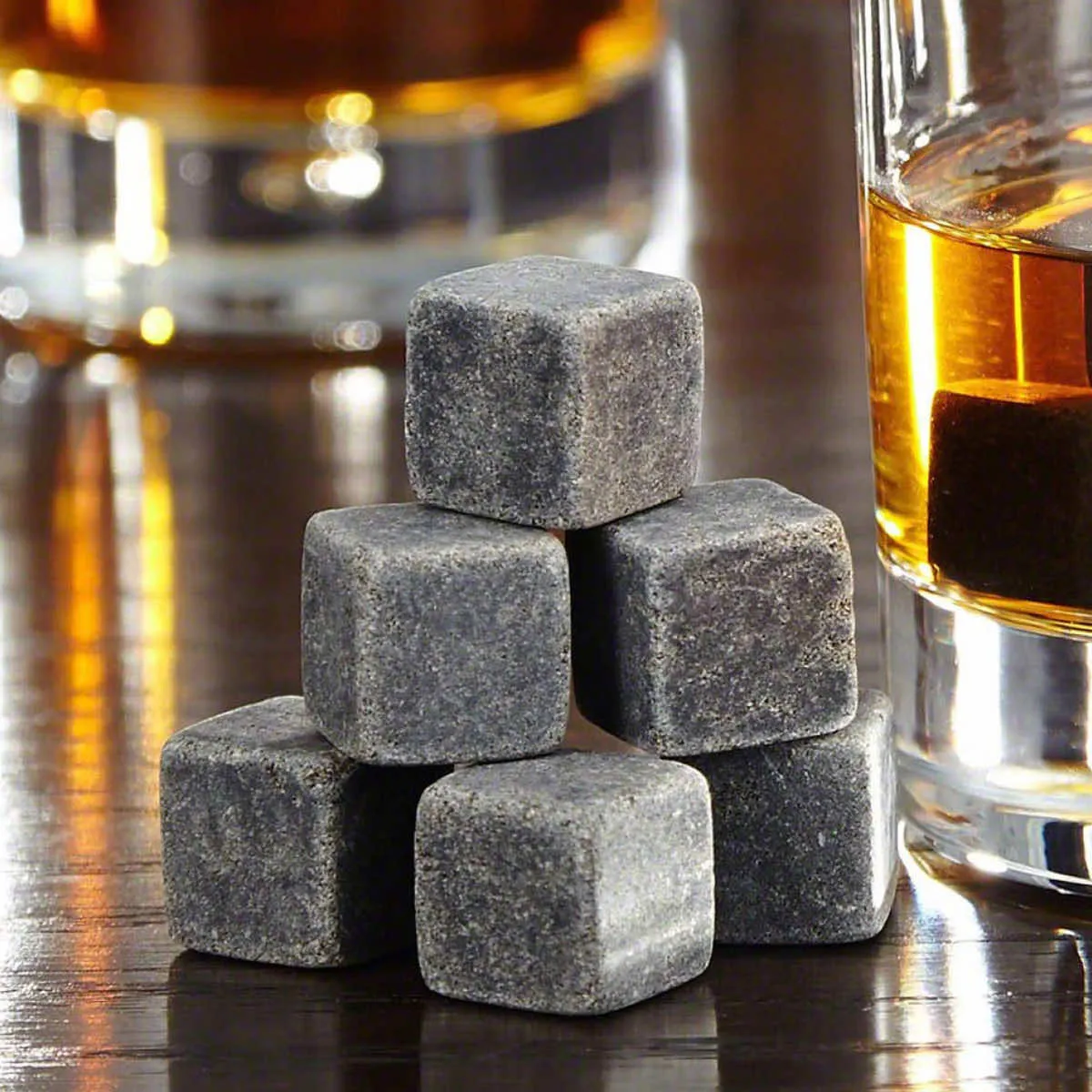 Custom Engraved Whiskey Stones Set