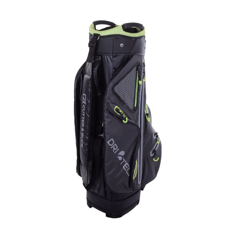 CUTTER & BUCK 9" Waterproof Cart Bag (Black/Green)