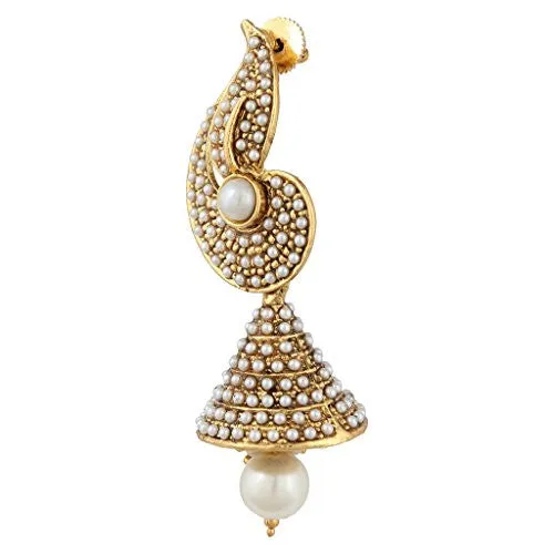 Dancing Girl Pearl Flower Indian Pearl Jhumka Jhumki For Women