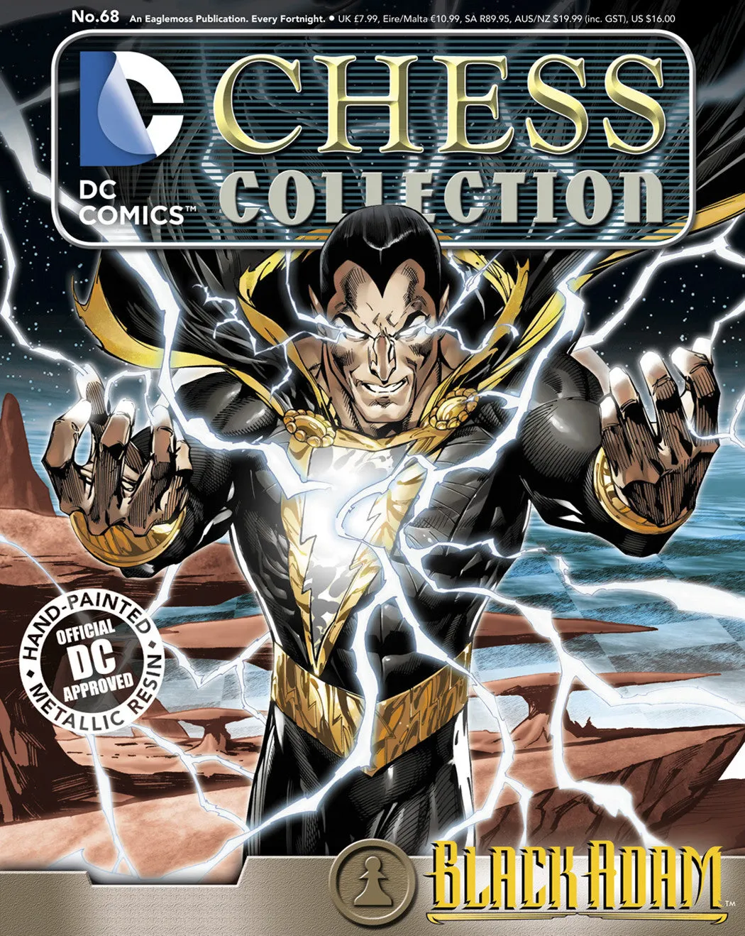 DC Superhero Chess Figurine Magazine Collection - #68 Black Adam