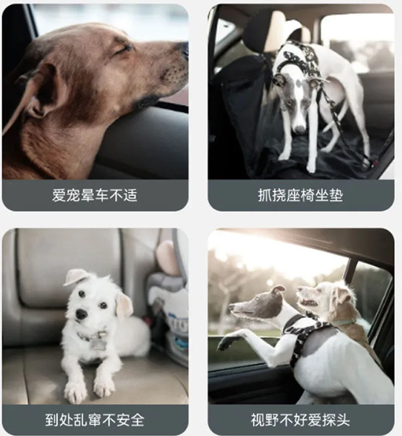 Dog Outing Fashion Plaid Central Control Car Nest Cat Car Seat Outing Bag Pet Dog Nest