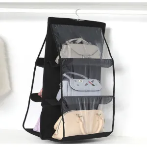 Double-Sided Six-Layer Visible Transparent Hanging Clothing Storage Bags