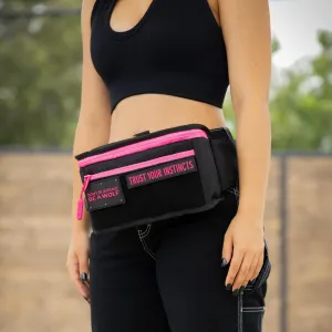 Fanny Pack Black Neon Pink