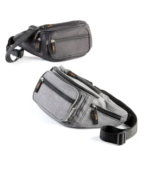 Fanny Pack in Black or Heather Grey