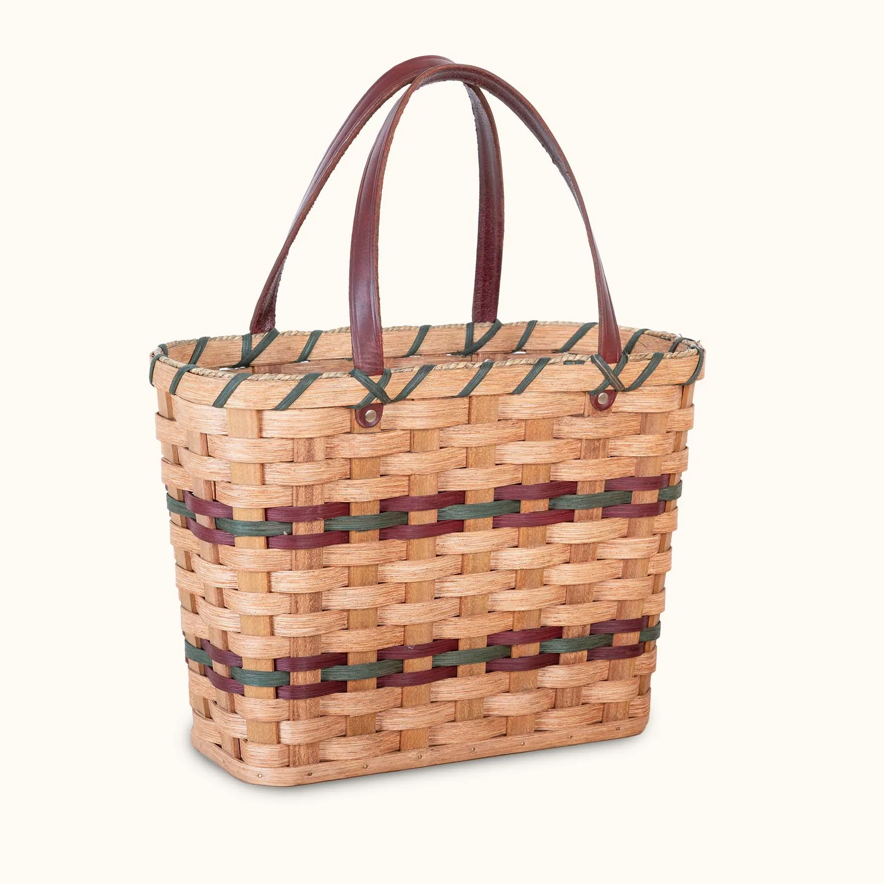 Farmers’ Market Shopping Bag | Amish Wicker Produce Carrier