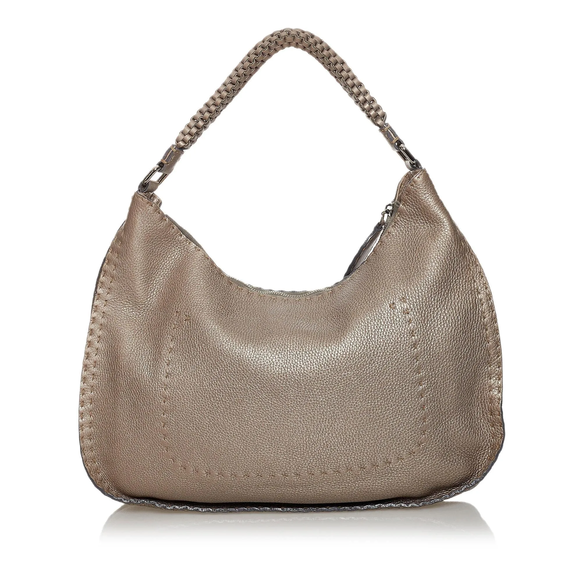 Fendi Selleria Leather Shoulder Bag (SHG-31256)