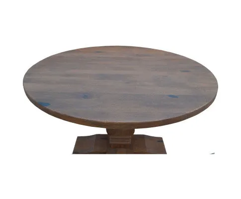 Florence Round Dining Table 135cm French Provincial Pedestal Solid Timber Wood