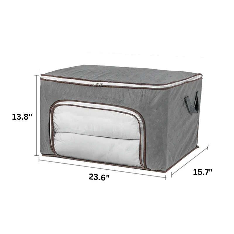 Foldable Clothes Storage Boxes (23.6'' X 15.7'' X 13.8'')