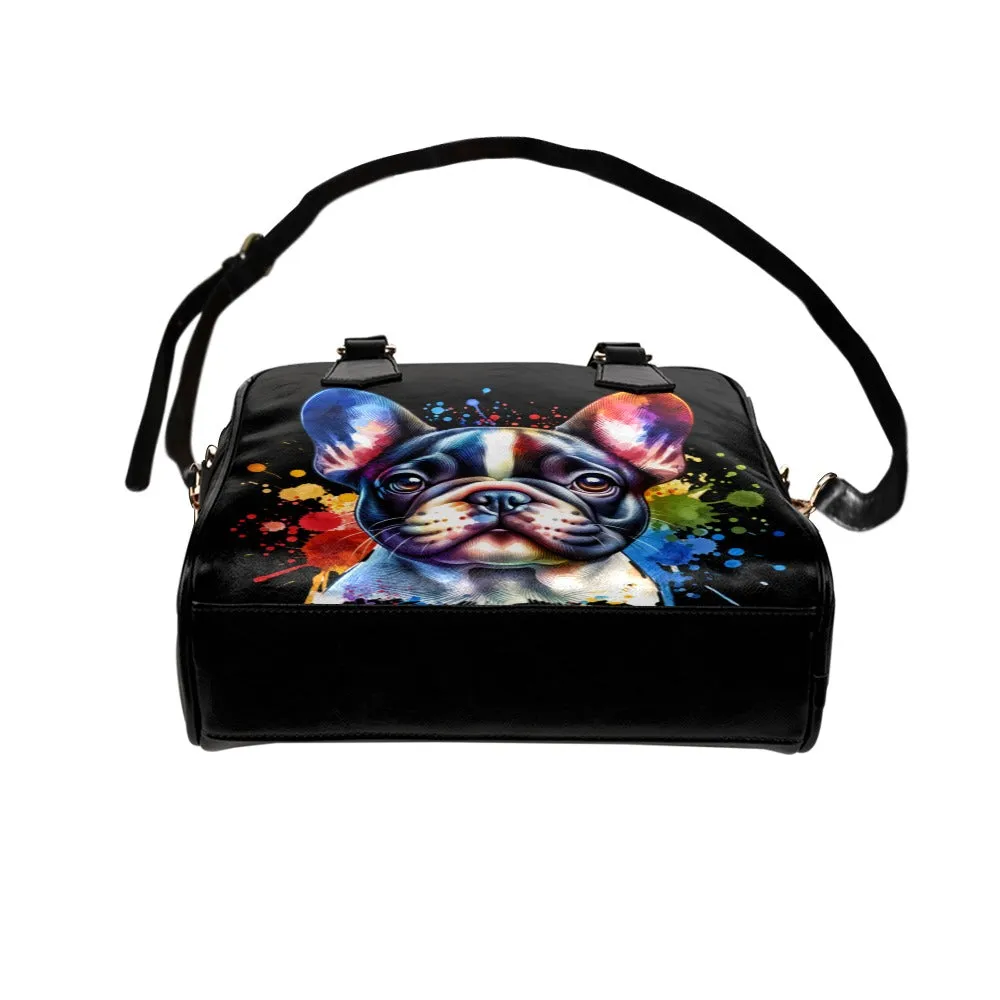 French Bulldog Shoulder Bag - Watercolor